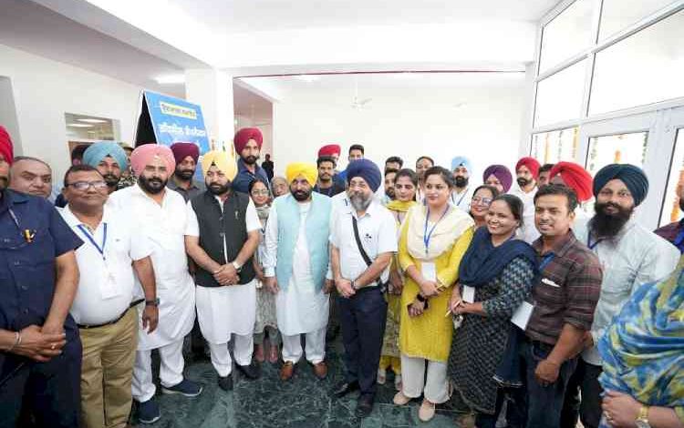 CM Bhagwant Mann ने ₹8.55 करोड़ के अल्ट्रा-आधुनिक तहसील कॉम्प्लेक्स का उद्घाटन किया
