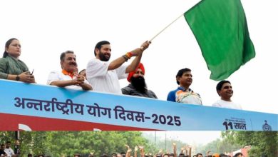 CM Nayab Saini ने राज्य स्तरीय योग मैराथन में की शिरकत