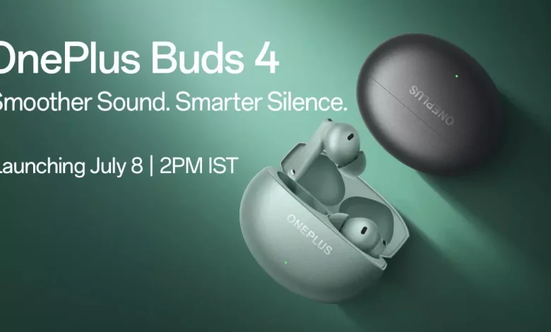 OnePlus Buds 4 होंगे 8 जुलाई को लॉन्च, मिलेंगे 45 घंटे की बैटरी, AI ट्रांसलेशन और 55dB ANC जैसे जबरदस्त फीचर्स