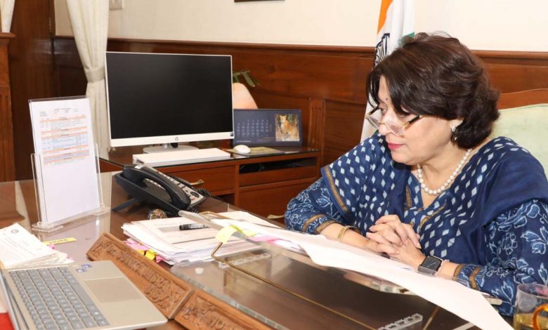 पंचकूला में सीईटी परीक्षा को लेकर अतिरिक्त मुख्य सचिव डॉ. सुमिता मिश्रा ने की तैयारियों की समीक्षा