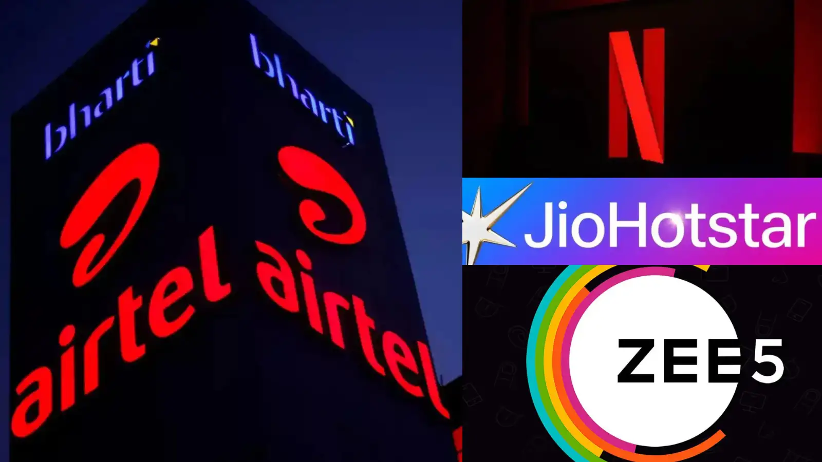 एयरटेल का धमाकेदार OTT प्लान लॉन्च; ₹279 में Netflix, JioHotstar और ZEE5 फ्री!