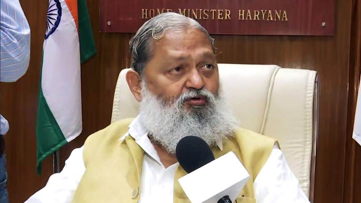 SYL नहर विवाद: मंत्री अनिल विज का पंजाब सरकार पर बड़ा हमला, कहा- पाकिस्तान प्रेम के कारण हरियाणा को किया जा रहा प्यासा