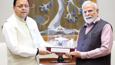 मुख्यमंत्री पुष्कर सिंह धामी ने पीएम मोदी से भेंट, राज्य के विकास को लेकर हुई विस्तृत चर्चा