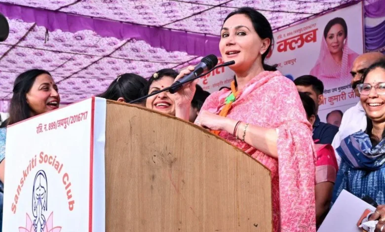 उपमुख्यमंत्री दिया कुमारी ने दी 81.61 करोड़ रूपये लागत के 20 अटल पथों की मंजूरी