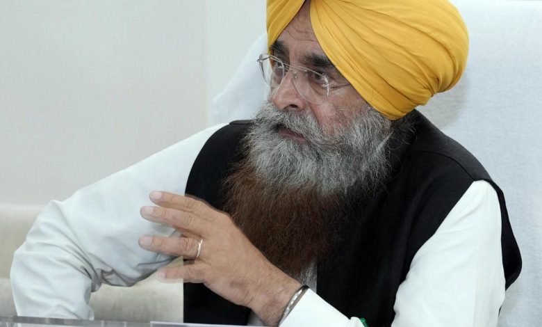 कृषि मंत्री गुरमीत सिंह खुडियां: पंजाब में डीएसआर के अंतर्गत क्षेत्रफल में 11.86% की वृद्धि देखी गई