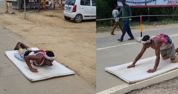 हरियाणा के अशोक कुमार की पहली दंडवत कांवड़ यात्रा- हरिद्वार से पानीपत तक महादेव के लिए अनोखी भक्ति 1 हरियाणा के अशोक कुमार की पहली दंडवत कांवड़ यात्रा- हरिद्वार से पानीपत तक महादेव के लिए अनोखी भक्ति