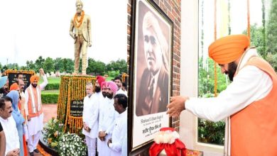 हरियाणा के मुख्यमंत्री नायब सैनी ने शहीद उधम सिंह की जन्मभूमि सुनाम में श्रद्धांजलि दी