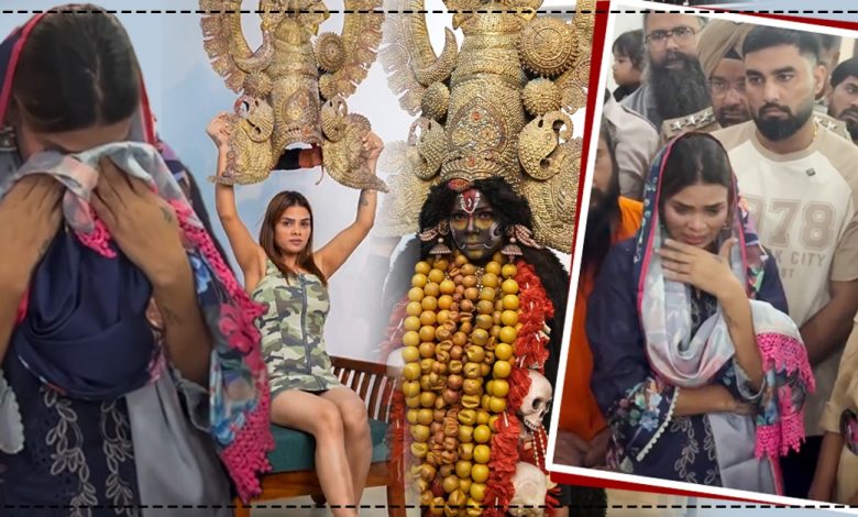 पायल मलिक का काली मां लुक विवाद: मंदिर में फूट-फूटकर मांगी माफी, कहा- “जो भी सजा मिलेगी मंजूर है”
