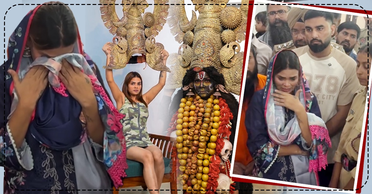 पायल मलिक का काली मां लुक विवाद: मंदिर में फूट-फूटकर मांगी माफी, कहा- “जो भी सजा मिलेगी मंजूर है”