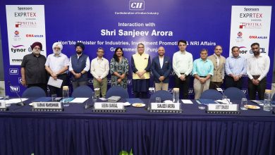 कैबिनेट मंत्री संजीव अरोड़ा ने सीआईआई के कार्यक्रम में उद्योगपतियों से मुलाकात की