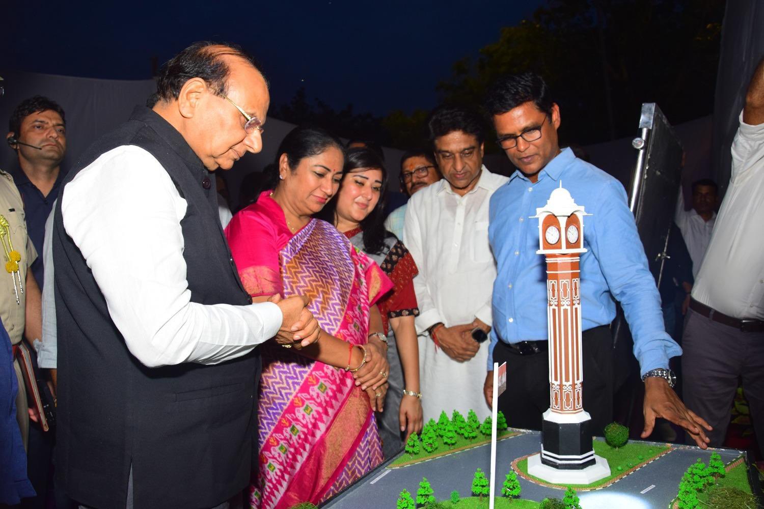 नई दिल्ली में 27 मीटर ऊंचा भव्य अष्टकोणीय घंटाघर बनेगा, LG वीके सक्सेना ने 1.80 करोड़ रुपये की परियोजना का किया शिलान्यास