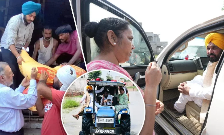 बाढ़ राहत के लिए मैदान में उतरी मान सरकार, 8 कैबिनेट मंत्रियों ने फ़ील्ड पर संभाला मोर्चा, स्पेशल गिरदावरी के आदेश जारी