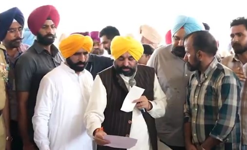 मुख्यमंत्री भगवंत सिंह मान ने धुरी में दो नई सड़क परियोजनाओं का शिलान्यास किया