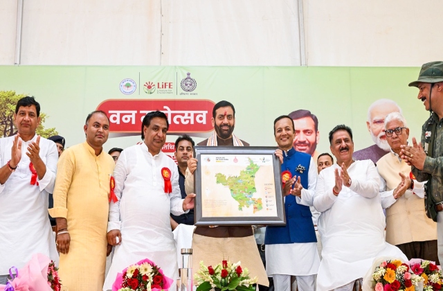 सीएम नायब सैनी: हरियाणा में पर्यावरण संतुलन जरूरी, 2 करोड़ से अधिक पौधे लगाए जाएंगे