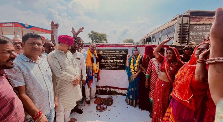 विधानसभा अध्यक्ष वासुदेव देवनानी ने अजमेर में 6 लेन सड़क निर्माण का किया शुभारम्भ