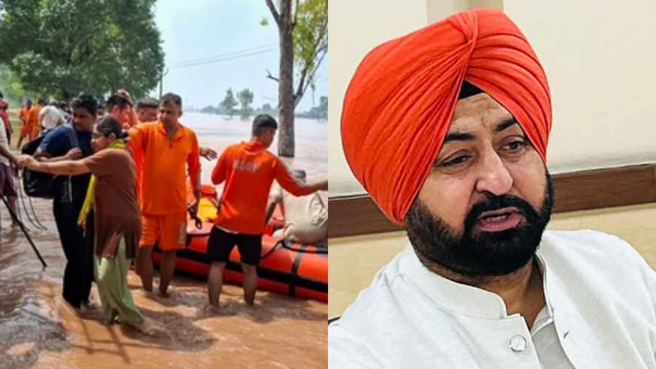 पंजाब में बाढ़ का कहर: 15,688 लोगों को सुरक्षित निकाला, 7,144 लोगों को राहत शिविरों में रखा गया - हरदीप सिंह मुंडियन की जानकारी