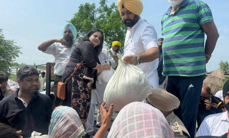 पंजाब में बाढ़ का कहर जारी: 22,854 लोग सुरक्षित, 3 और मौतें, 6121 लोग राहत कैंप में बसेरा