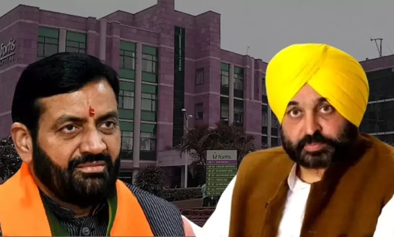 हरियाणा के मुख्यमंत्री नायब सिंह सैनी ने फोर्टिस अस्पताल में भर्ती पंजाब के मुख्यमंत्री भगवंत मान से की मुलाकात, बाढ़ की स्थिति पर चर्चा