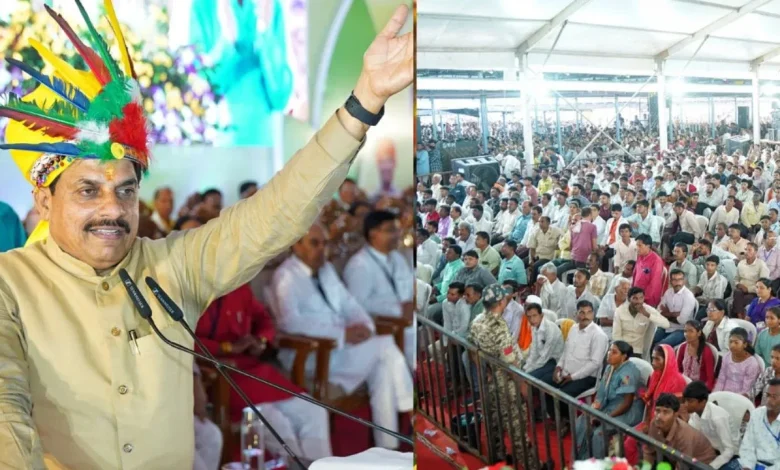 मुख्यमंत्री मोहन यादव का कांग्रेस पर तीखा हमला: "गाय-बछड़ा से नफरत कर पंजा अपना लिया"