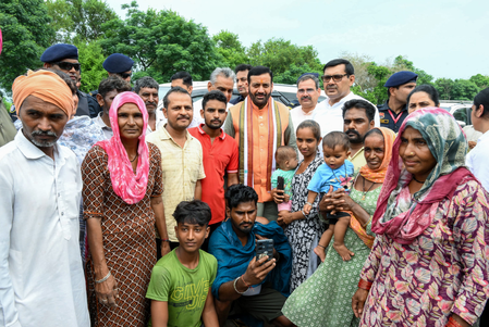 मुख्यमंत्री नायब सिंह सैनी ने टोहाना में जलभराव का लिया जायजा, बलियाला और चांदपुर हैड का किया निरीक्षण