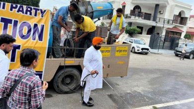 गली-गली तक पहुंचा सैनिटाइजेशन अभियान, शिक्षा मंत्री हरजोत सिंह बैंस ने खुद संभाली कमान