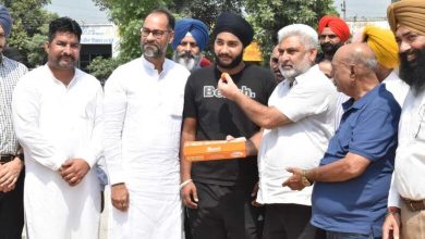 मंत्री लाल चंद कटारूचक ने भोगपुर में धान की खरीद शुरू की