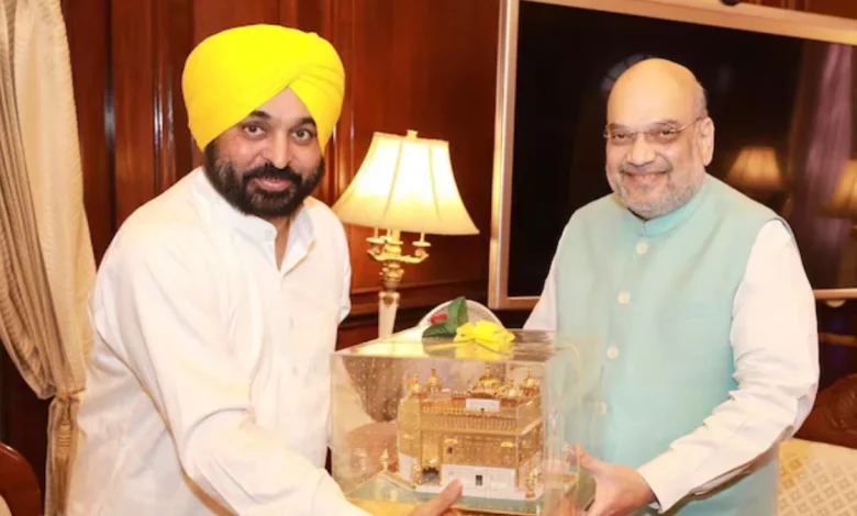 सीएम भगवंत मान दिल्ली में आज केंद्रीय गृह मंत्री अमित शाह से मिलेंगे