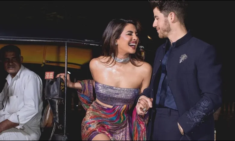 प्रियंका चोपड़ा निक जोनस के पीछे रील बनाते हुए कैमरे में कैद, कैमरा देखते ही निकल गईं कमरे से