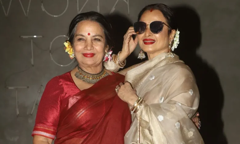 शबाना आजमी के 75वें बर्थडे पर रेखा ने डांस फ्लोर पर बिखेरा जलवा, माधुरी-उर्मिला भी रह गईं हैरान!