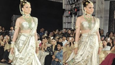 कंगना रनौत ने रैंप पर बिखेरा जलवा, ‘राब्ता बाय राहुल’ के ब्राइडल ज्वैलरी कलेक्शन की शोस्टॉपर बनीं