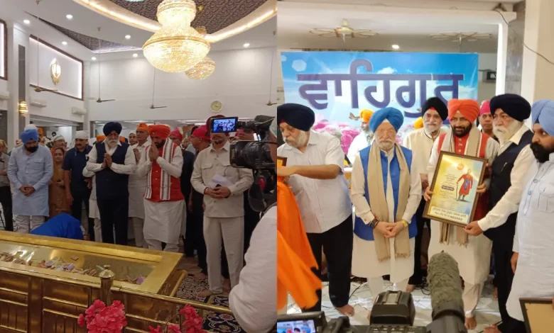 मुख्यमंत्री नायब सैनी फरीदाबाद में ‘चरण सुहावा’ गुरुचरण यात्रा में हुए शामिल