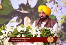 आनंदपुर साहिब में आयोजित ‘सर्व धर्म-सम्मेलन' में विभिन्न धर्मों के नुमाइंदों का भगवंत मान ने किया स्वागत