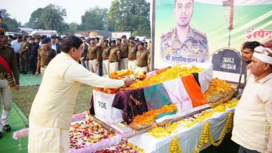 मुख्यमंत्री डॉ. मोहन यादव ने शहीद आशीष शर्मा को दी श्रद्धांजलि