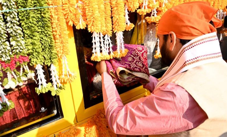 सीएम नायब सैनी ने चंडीगढ़ में शीश मार्ग यात्रा का स्वागत किया