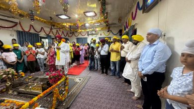 हरभजन सिंह ईटीओ ने तिरुवनंतपुरम में गुरुद्वारे में मत्था टेका