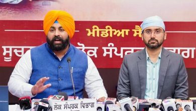 कैबिनेट मंत्री हरजोत सिंह बैंस:श्री गुरु तेग बहादुर जी के 350वें शहीदी दिवस के उपलक्ष्य में आयोजित होने वाले समारोहों के लिए श्री आनंदपुर साहिब पूरी तरह तैयार