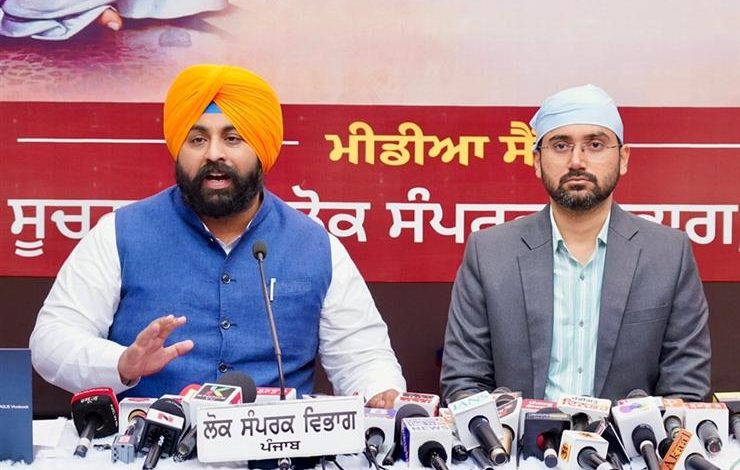 कैबिनेट मंत्री हरजोत सिंह बैंस:श्री गुरु तेग बहादुर जी के 350वें शहीदी दिवस के उपलक्ष्य में आयोजित होने वाले समारोहों के लिए श्री आनंदपुर साहिब पूरी तरह तैयार