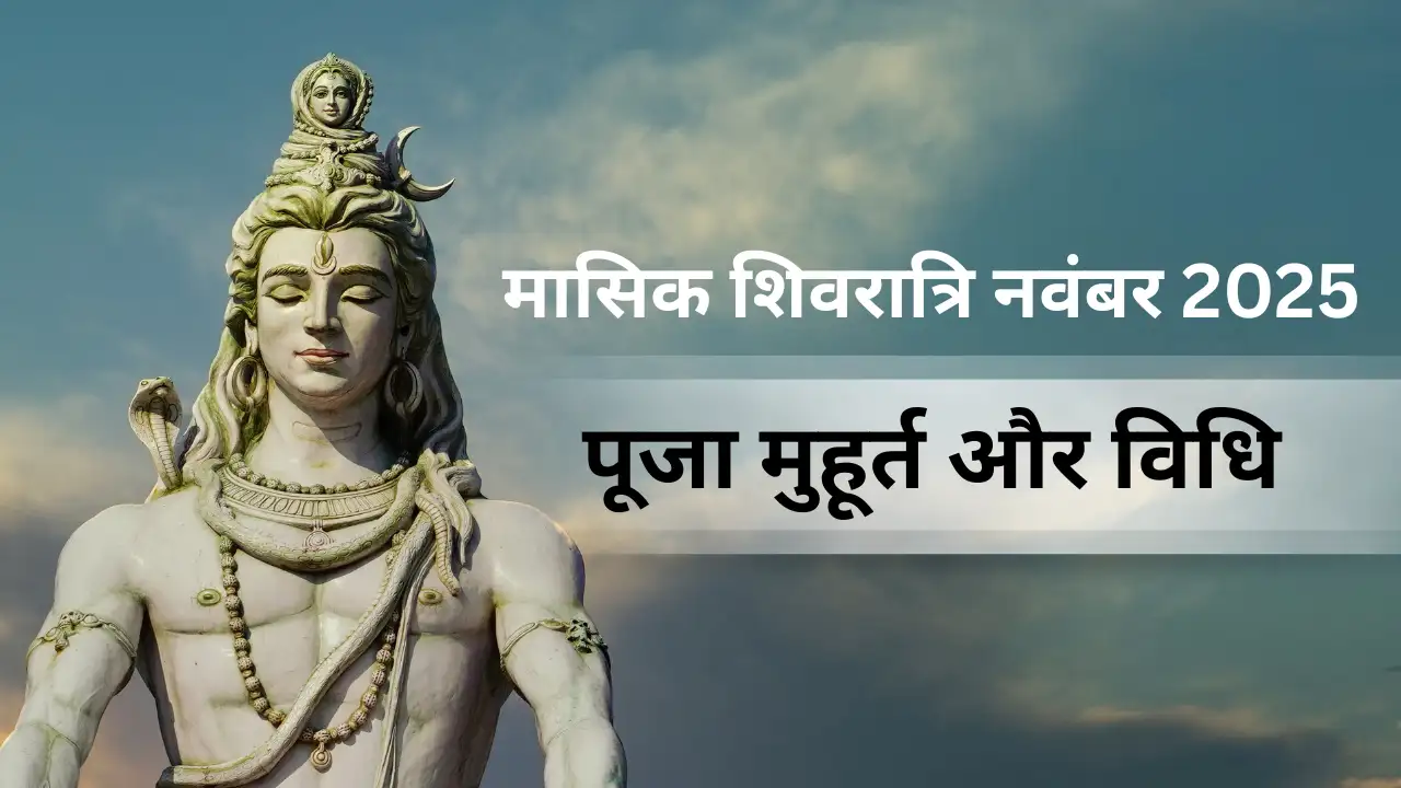मासिक शिवरात्रि नवंबर 2025: पूजा मुहूर्त, शुभ योग और महत्व