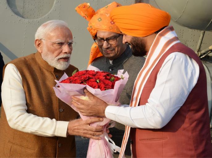 मुख्यमंत्री नायब सिंह सैनी ने प्रधानमंत्री का अंतर्राष्ट्रीय गीता महोत्सव 2025 में पहुंचने पर किया स्वागत