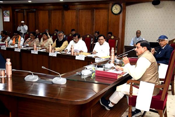 मुख्यमंत्री डॉ. मोहन यादव की अध्यक्षता में मंत्रि-परिषद के निर्णय