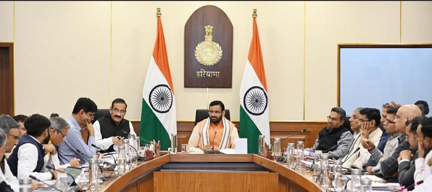 मुख्यमंत्री नायब सिंह सैनी ने कुरुक्षेत्र जिले के विकास कार्यों की करी समीक्षा