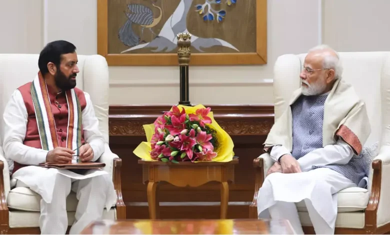 सीएम नायब सैनी ने पीएम मोदी से की मुलाकात, एक साल के कार्यों का दिया विस्तृत फीडबैक