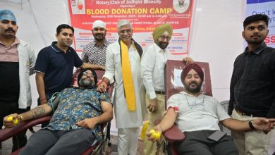 गुरु नानक देव जी के प्रकाश पर्व पर केंद्रीय मंत्री गजेन्द्र सिंह शेखावत ने गुरुद्वारे में की अरदास, रक्तदान शिविर में बढ़ाया उत्साह