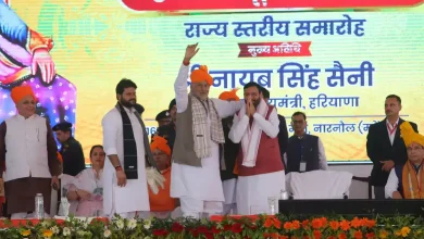 मुख्यमंत्री नायब सिंह सैनी ने नारनौल सैनी सभा को 51 लाख रूपए देने की घोषणा की