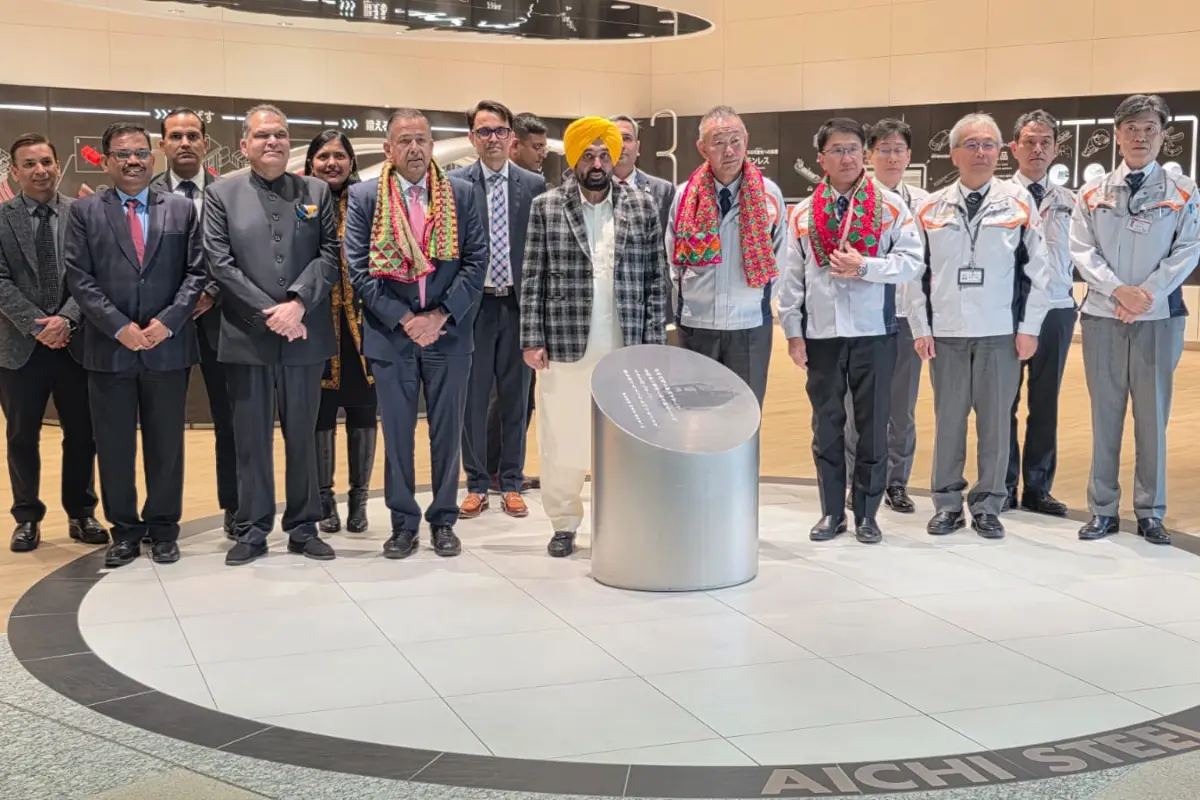 जापान दौरे के तीसरे दिन सीएम भगवंत सिंह मान ने 500 करोड़ रुपये के निवेश की पुष्टि की 12 जापान दौरे के तीसरे दिन सीएम भगवंत सिंह मान ने 500 करोड़ रुपये के निवेश की पुष्टि की