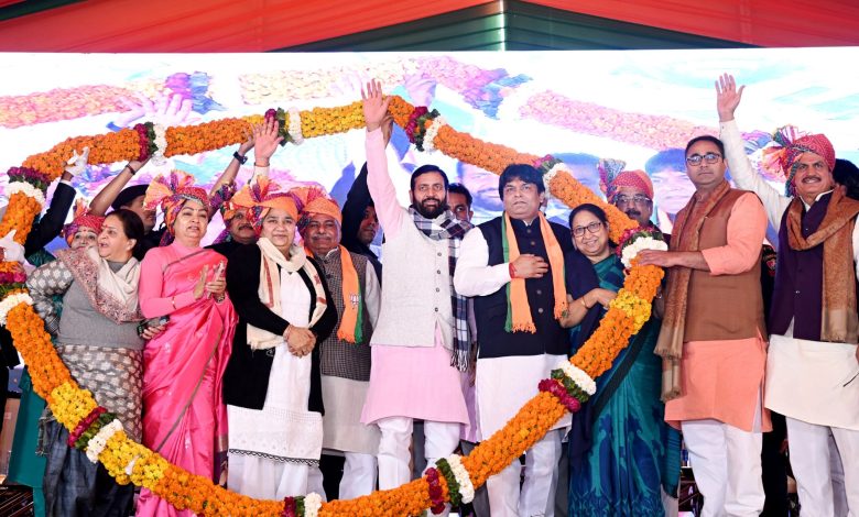 मुख्यमंत्री नायब सिंह सैनी ने गुरुग्राम में 113.64 करोड़ रुपये की छह विकास परियोजनाओं का उद्घाटन और शिलान्यास किया।