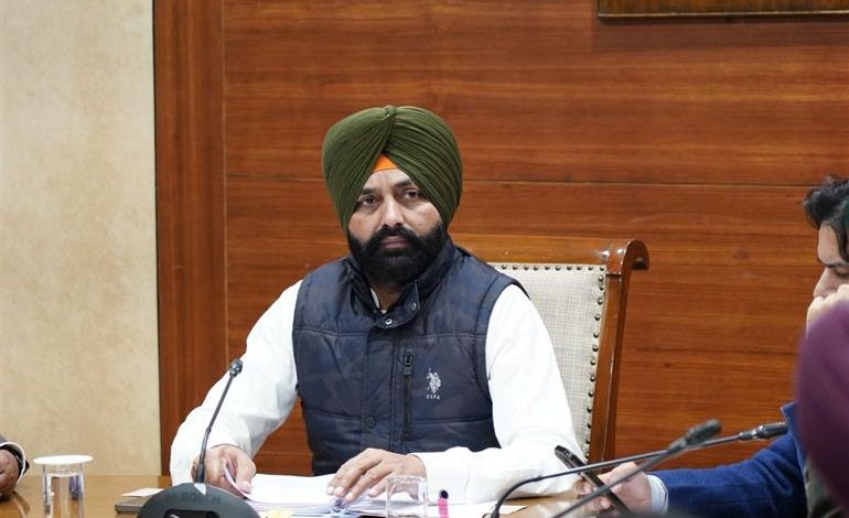 भुल्लर की अध्यक्षता में पंजाब राज्य सड़क सुरक्षा परिषद की 16वीं बैठक आयोजित हुई