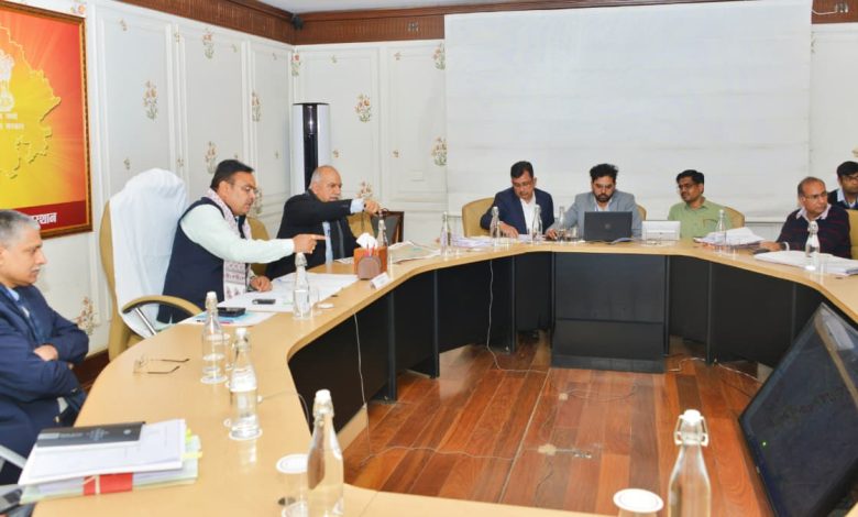 मुख्यमंत्री श्री भजनलाल शर्मा: जल संसाधन विभाग की समीक्षा बैठक,जल क्षेत्र में 'आत्मनिर्भर राजस्थान' राज्य सरकार की शीर्ष प्राथमिकता