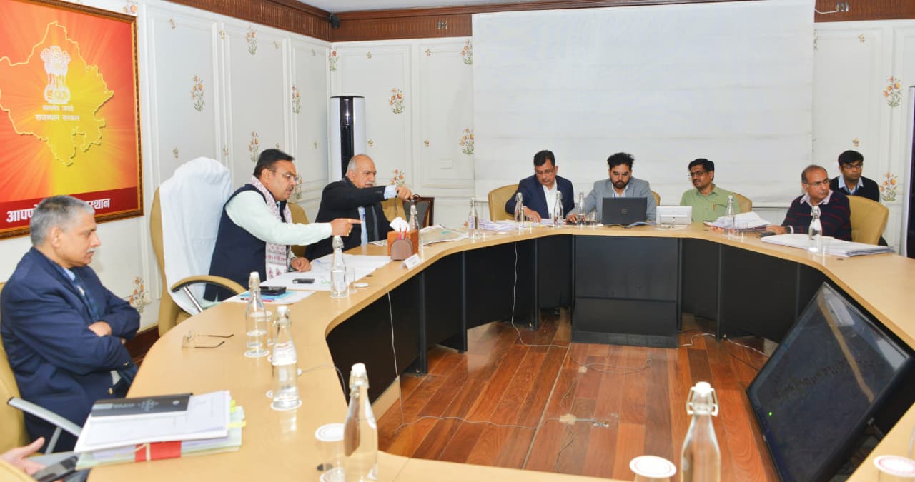 मुख्यमंत्री श्री भजनलाल शर्मा: जल संसाधन विभाग की समीक्षा बैठक,जल क्षेत्र में 'आत्मनिर्भर राजस्थान' राज्य सरकार की शीर्ष प्राथमिकता 12 मुख्यमंत्री श्री भजनलाल शर्मा: जल संसाधन विभाग की समीक्षा बैठक,जल क्षेत्र में 'आत्मनिर्भर राजस्थान' राज्य सरकार की शीर्ष प्राथमिकता