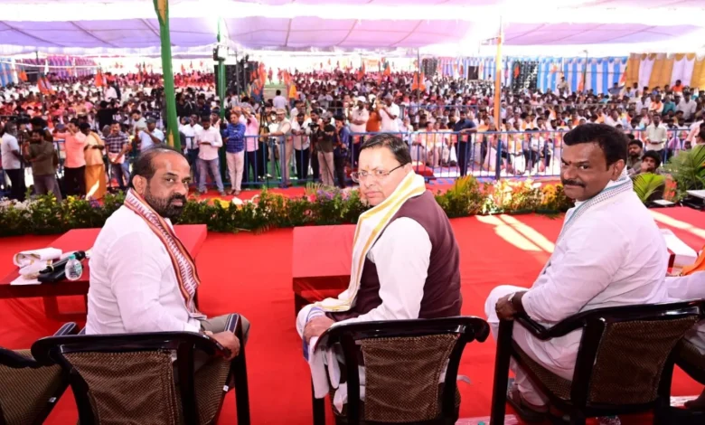 उत्तराखंड से आंध्र तक सीएम धामी की धमक, मदनपल्ली से तिरुपति तक गूंजा नाम